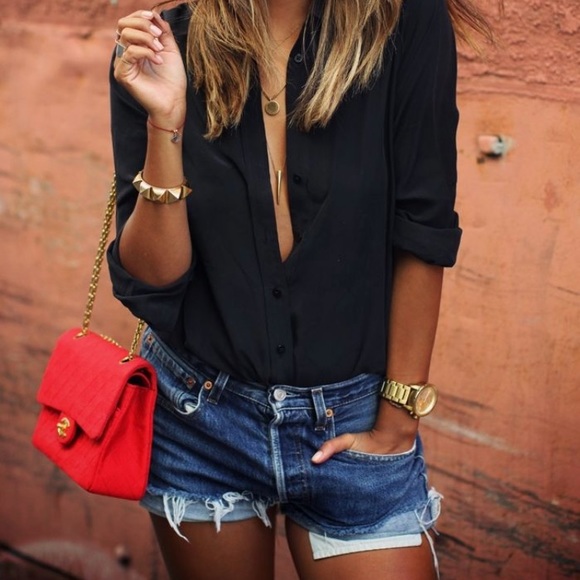 Mossimo Supply Co. Pants - Huge Bundle of 4 Destroyed Denim Shorts